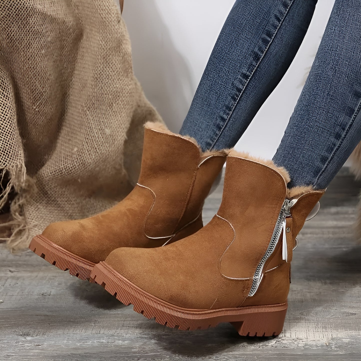 Anna | Bekväma varma vinterstövlar